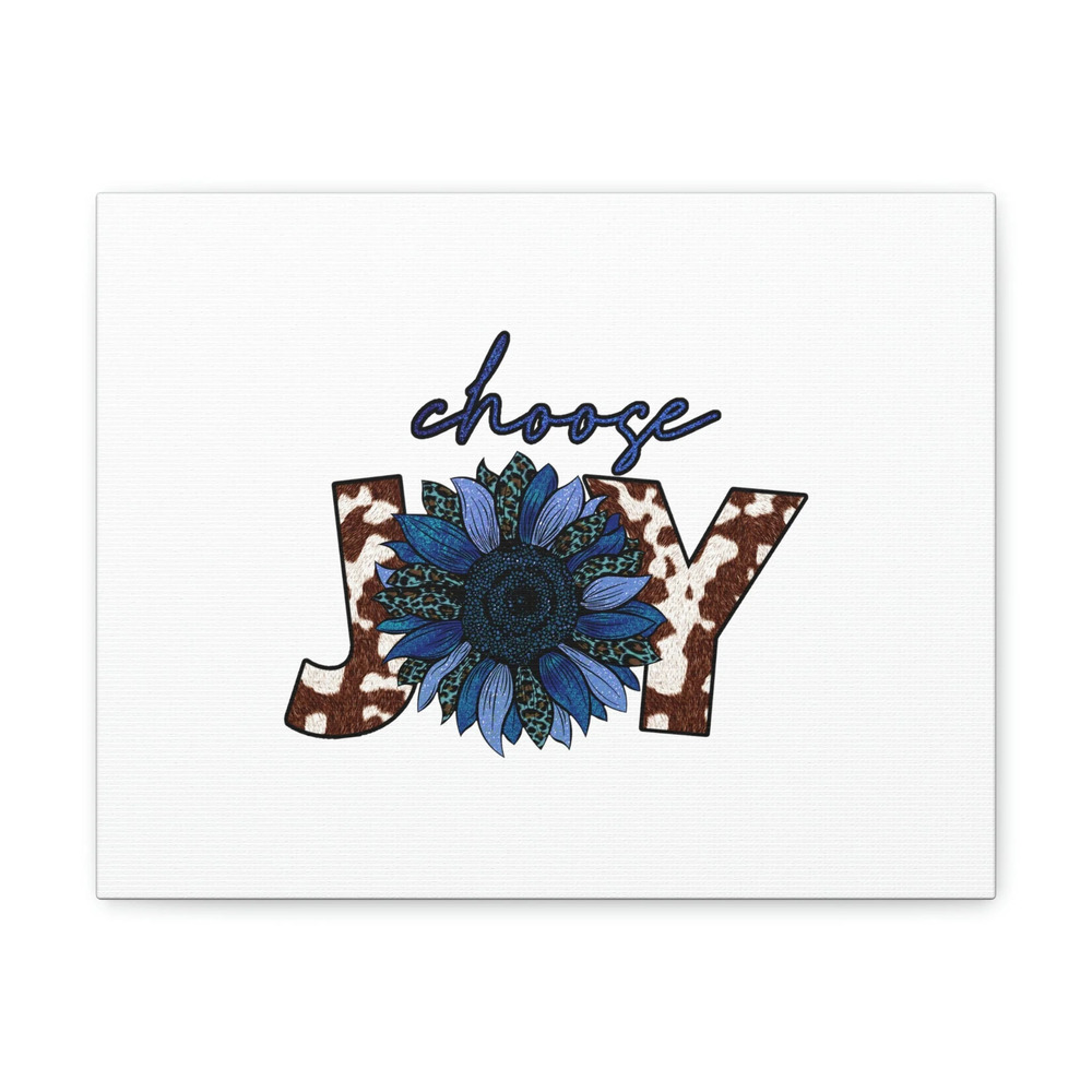 Scripture Walls Choose Joy Philippians 4:4 Blue Flower Christian Wall Art Bible